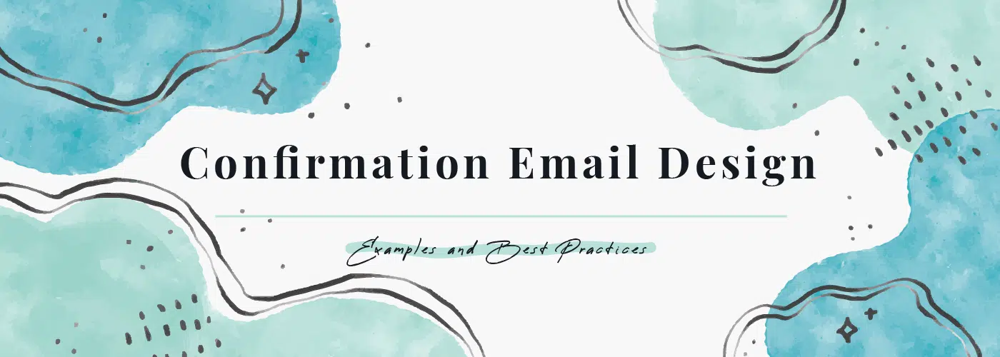 confirmation email design header